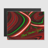 Der Geist der Liebe und Hoffnung Abstrakte 3D Rain Magnetkarte (Vorne/Hinten)