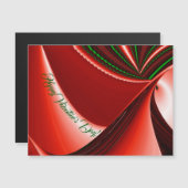 Der Geist der Liebe und Hoffnung Abstrakte 3D Rain Magnetkarte (Vorne/Hinten)