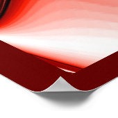 Der Geist der Liebe und Hoffnung Abstrakte 3D Rain Poster (Ecke)