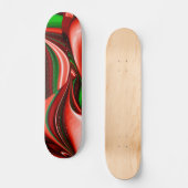 Der Geist der Liebe und Hoffnung Abstrakte 3D Rain Skateboard (Vorderseite)