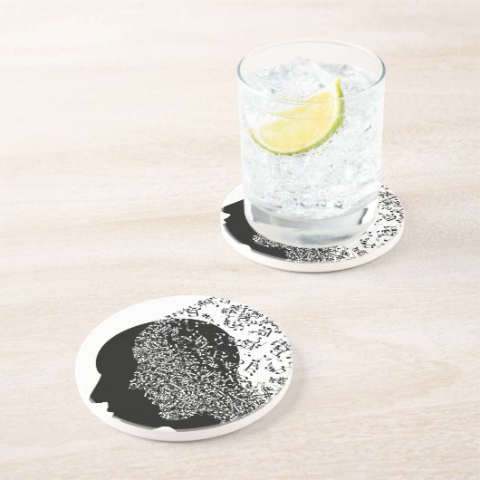 Der Geist der Musik Getränkeuntersetzer (Seite)