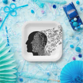 Der Geist der Musik Pappteller (Party)