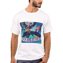 Der Geist der Musik - T - Shirt der Männer - Erwac