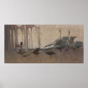 Der Geist der Plains Sydney Long Mythology Poster