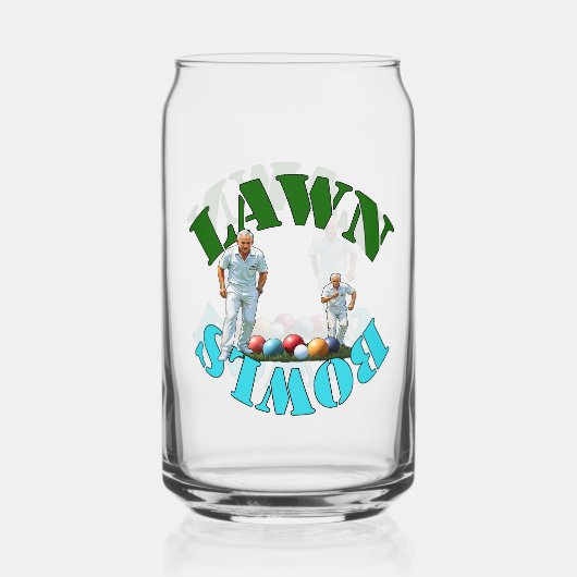 Der Geist der Rasenschüsseln: Bowler und Bowls Dosenglas (Rückseite)