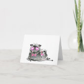 Der Geist der romanischen Liebe des schwarzen Mops Karte (Vorderseite)