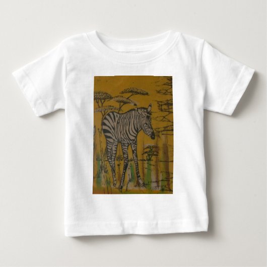 Der Geist der Serengeti: Zebra Weiden im Mara Baby T-shirt (Vorderseite)