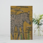 Der Geist der Serengeti: Zebra Weiden im Mara Briefpapier (Stehend Vorderseite)