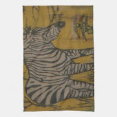 Der Geist der Serengeti: Zebra Weiden im Mara Geschirrtuch (Vertikal)