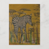 Der Geist der Serengeti: Zebra Weiden im Mara Postkarte (Vorderseite)