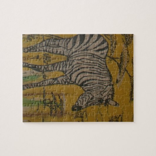 Der Geist der Serengeti: Zebra Weiden im Mara Puzzle (Horizontal)
