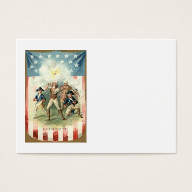 Der Geist der US-Flagge des 76 Soldier Drummer Boy (Vorderseite)