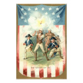 Der Geist der US-Flagge des 76 Soldier Drummer Boy Fotodruck (Vorne)