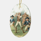 Der Geist der US-Flagge des 76 Soldier Drummer Boy Keramik Ornament (Links)