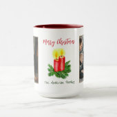 Der Geist der Weihnachten Frohe Weihnachten 2 Foto Tasse (Zentrum)