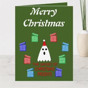 Der Geist der Weihnachten präsentiert Funny Festiv Karte