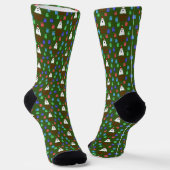 Der Geist der Weihnachtsgeschenke Funny Gemustert Socken (Gewinkelt)