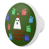 Der Geist der Weihnachtsgeschenke lustig Keramikknauf (Rechts)