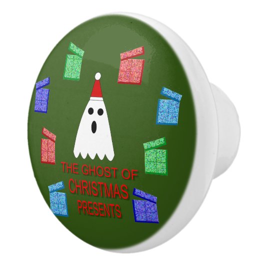 Der Geist der Weihnachtsgeschenke lustig Keramikknauf (Rechts)