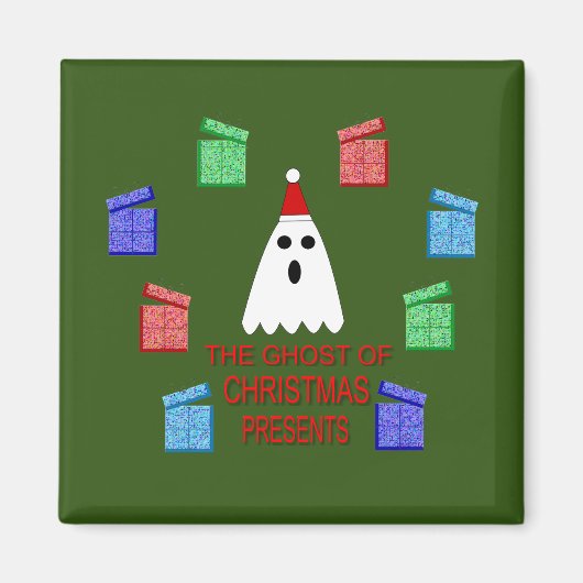 Der Geist der Weihnachtsgeschenke lustig Magnet (Vorne)