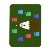 Der Geist der Weihnachtsgeschenke lustig Magnet (Vertikal)