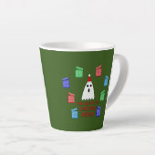 Der Geist der Weihnachtsgeschenke lustig Milchtasse (Rechte Ecke)