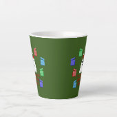 Der Geist der Weihnachtsgeschenke lustig Milchtasse (Vorderseite)