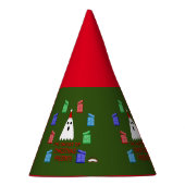 Der Geist der Weihnachtsgeschenke lustig Partyhütchen (Rechts)