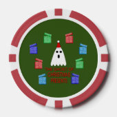 Der Geist der Weihnachtsgeschenke lustig Pokerchips (Vorderseite)