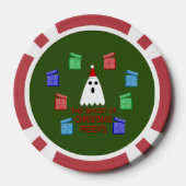 Der Geist der Weihnachtsgeschenke lustig Pokerchips (Rückseite)