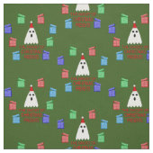 Der Geist der Weihnachtsgeschenke lustig Stoff (Muster)