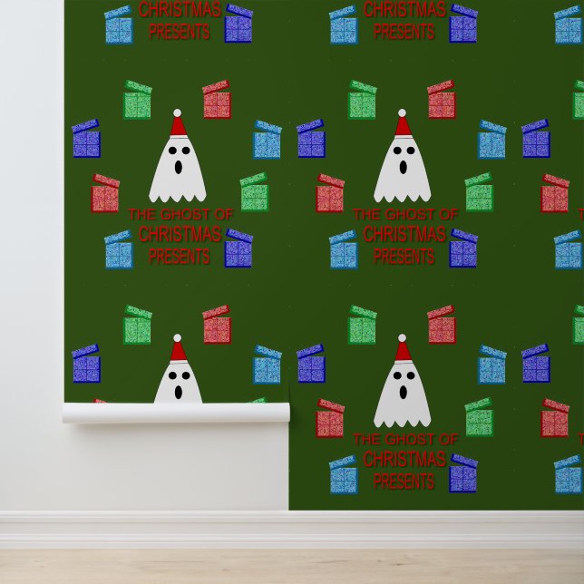 Der Geist der Weihnachtsgeschenke lustig Tapete (Anwendung)
