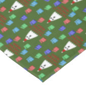 Der Geist der Weihnachtsgeschenke lustig Tischdecke (Schrägansicht)