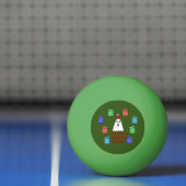 Der Geist der Weihnachtsgeschenke lustig Tischtennisball (Netto)