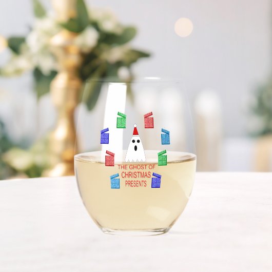 Der Geist der Weihnachtsgeschenke lustig Weinglas Ohne Stiel (Insitu (Hochzeit))