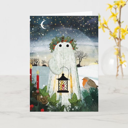 Der Geist der Wintersonnenwende Karte (Gelbe Blume)