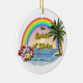 Der Geist des Aloha-Ornaments Keramikornament (Rechts)