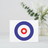 Der Geist des Curling Postkarte (Stehend Vorderseite)