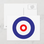 Der Geist des Curling Postkarte (Vorne/Hinten)