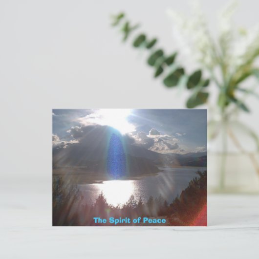 Der Geist des Friedens Postkarte (Stehend Vorderseite)