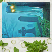 Der Geist des Friedhofs Geschirrtuch (Gefaltet)