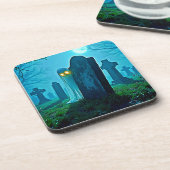 Der Geist des Friedhofs Getränkeuntersetzer (Linke Seite)