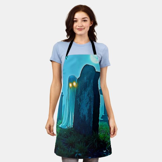 Der Geist des Friedhofs Schürze (Getragen)