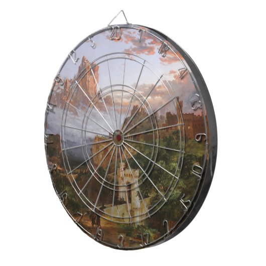 Der Geist des Krieges (Schlacht in einem mittelalt Dartscheibe (Vorderseite rechts)