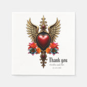 Der Geist des Vintagen Stils. Serviette (Vorderseite)