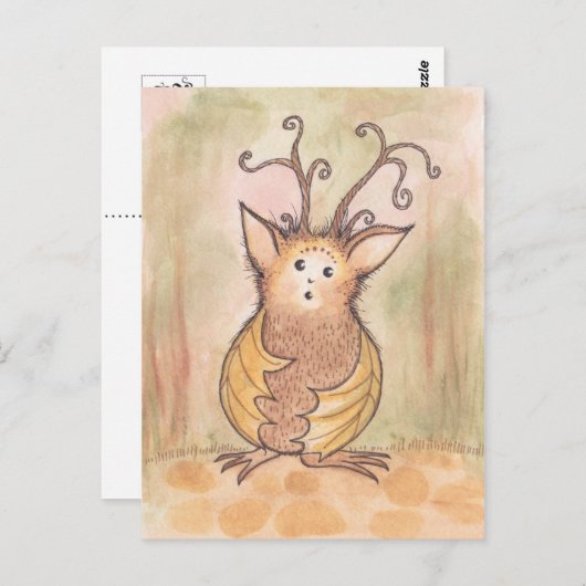 Der Geist des Waldes ist beschäftigt Postkarte (Vorne/Hinten)