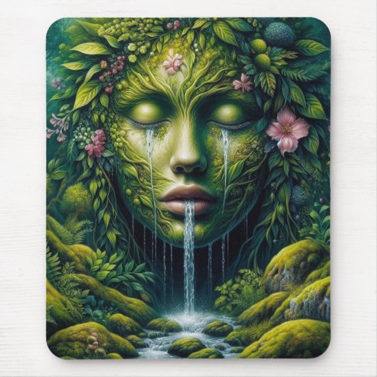 Der Geist des Waldes Mousepad (Vorne)