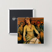 Der Geist des weiblichen Powers Button (Vorne & Hinten)