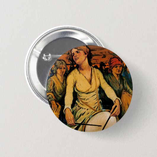 Der Geist des weiblichen Powers Button (Vorne & Hinten)