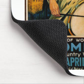 Der Geist des weiblichen Powers Mousepad (Ecke)